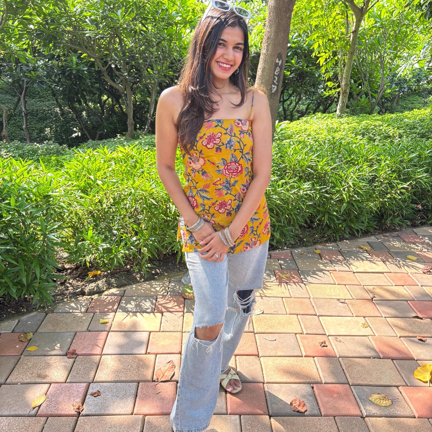 Shanaya Spaghetti Strap Kurti