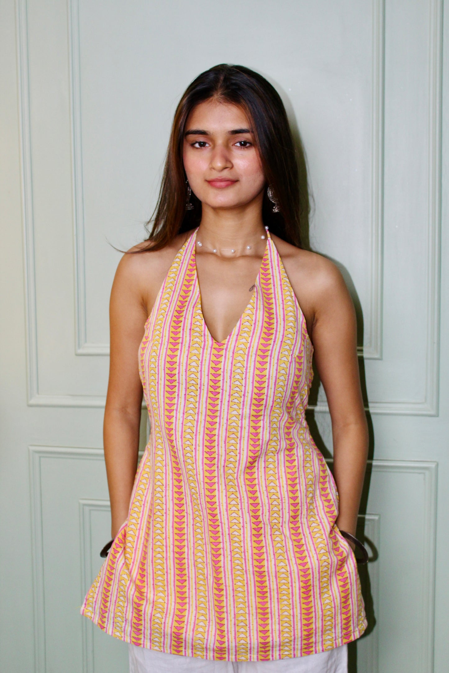 Zoya Halterneck Kurti