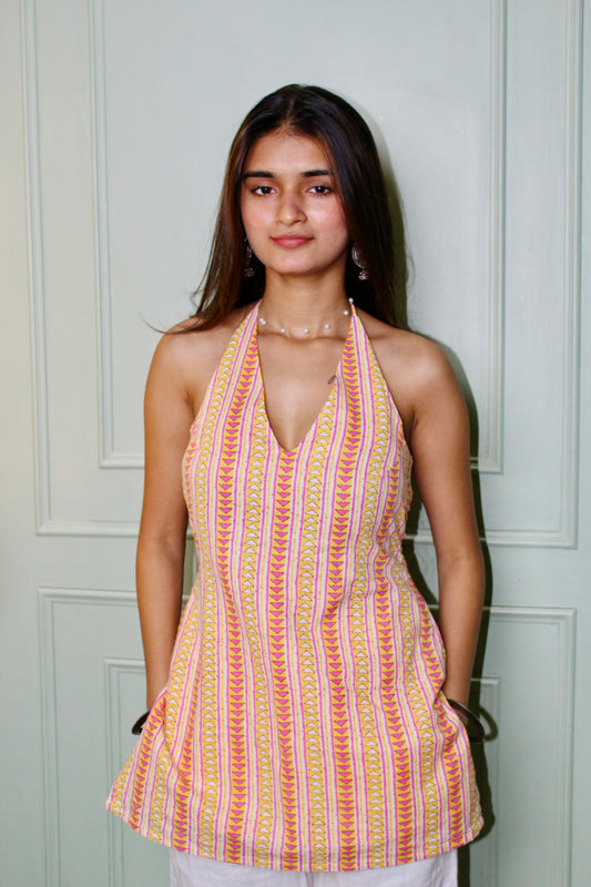 Zoya Halterneck Kurti