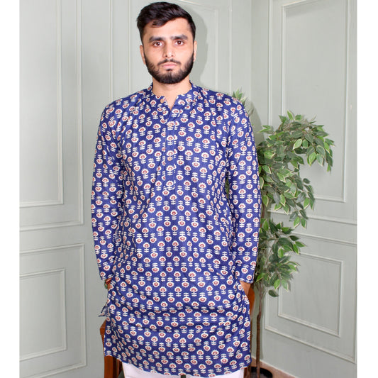 Aditya Royal Blue Kurta